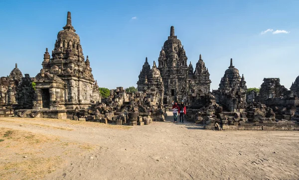 Yogyakarta Indonesia September 2018 Prambanan Eller Rara Jonggrang Hinduisk Tempelförening — Stockfoto