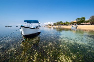 Hint Okyanusu kıyıları tatil beldesi Bali, Endonezya Sanur