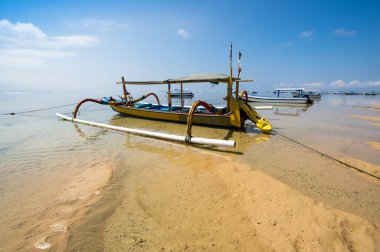 Hint Okyanusu kıyıları tatil beldesi Bali, Endonezya Sanur