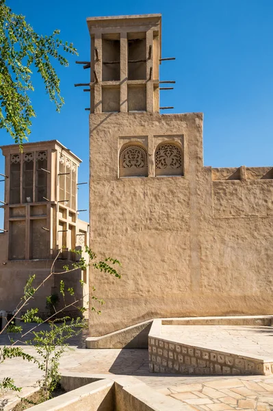 Tradiční Arabská Ulice Historické Čtvrti Fahidi Bastakiya Dubaj Spojené Arabské — Stock fotografie