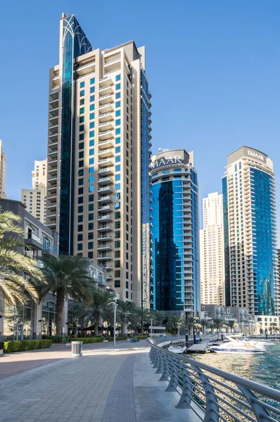 Dubai Rli Arab Emirates Aralık 2018 Dubai Marina Nın Gökdelenleri — Stok fotoğraf