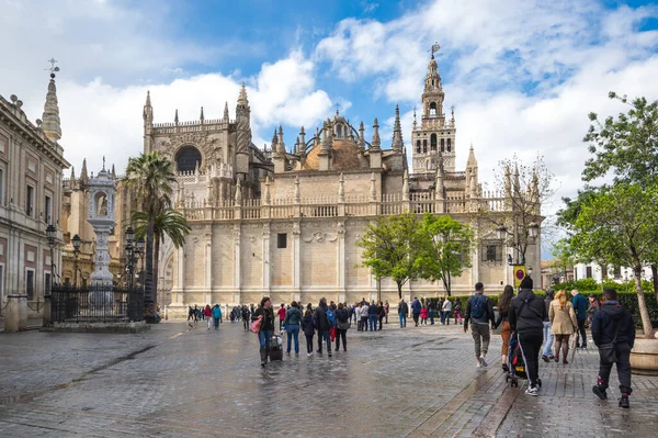 Seville España Abril 2019 Catedral Santa María Sede Más Conocida —  Fotos de Stock