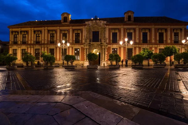 Vista Para Rua Centro Histórico Sevilha Grande Centro Turístico Espanha — Fotografia de Stock