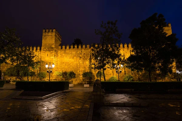 Veduta Del Palazzo Reale Alcazar Siviglia Spagna — Foto Stock