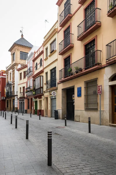Seville Spanien April 2019 Utsikt Över Gatan Sevillas Historiska Centrum — Stockfoto