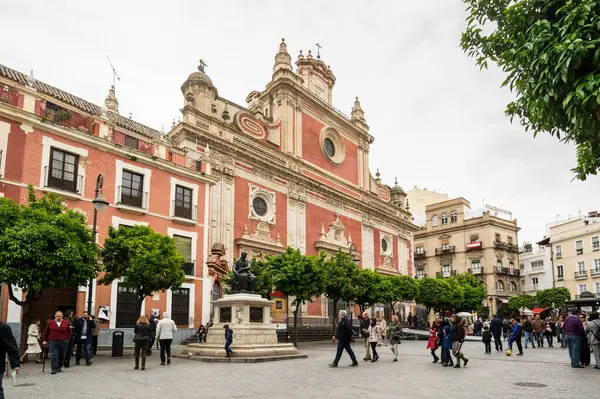 Seville España Abril 2019 Vista Calle Centro Histórico Sevilla Gran —  Fotos de Stock