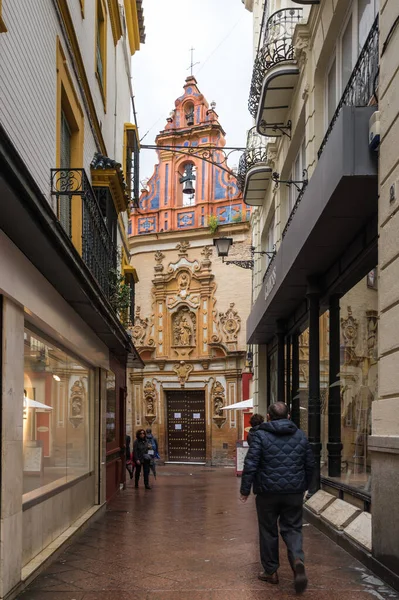 Seville España Abril 2019 Vista Calle Centro Histórico Sevilla Gran —  Fotos de Stock