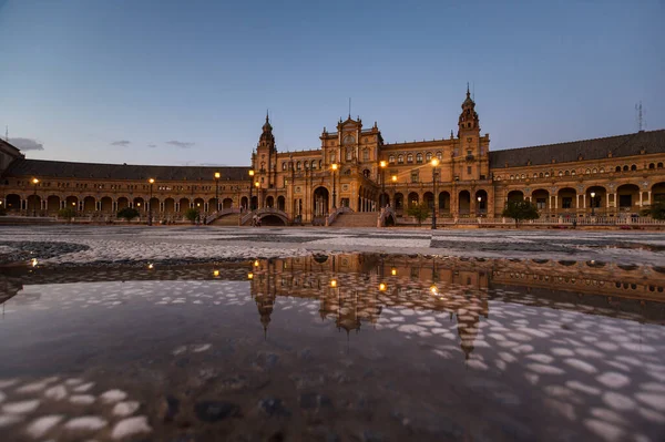 Plaza Espana Spain Square Engelska Ett Torg Maria Luisa Park — Stockfoto