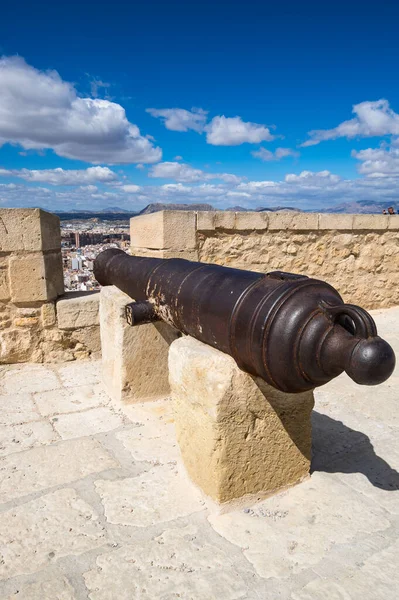 Santa Barbara Castle Fortification Center Alicante Spain — Stock Photo, Image