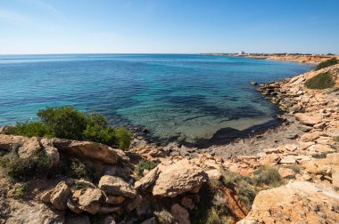 İspanya, Torrevieja 'da Akdeniz kıyıları