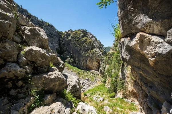 Panoramiczny Widok Góry Czarnogórze — Zdjęcie stockowe