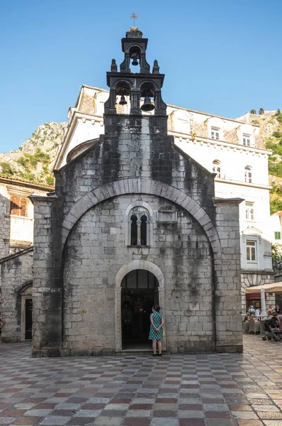 Kotor Montenegro Junio 2019 Iglesia Sveti Luka San Lucas Kotor — Foto de Stock