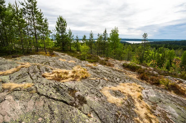 Uitzicht Berg Hiidenvuori Karelië Republiek Karelië Rusland — Stockfoto