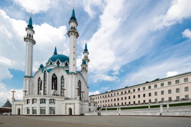 Kul Şerif Camii -- Rusya 'nın en büyük camilerinden biri, Kazan, Tataristan Cumhuriyeti