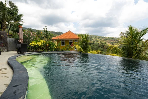 View Swimming Pool Hotel Island Bali Indonesia — Stock Photo, Image