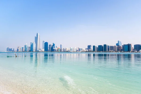 stock image View of skyscrapers in the center of Abu Dhabi, United Arab Emirates