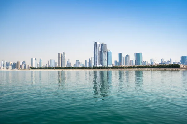 Vista Dei Grattacieli Dubai Emirati Arabi Uniti — Foto Stock