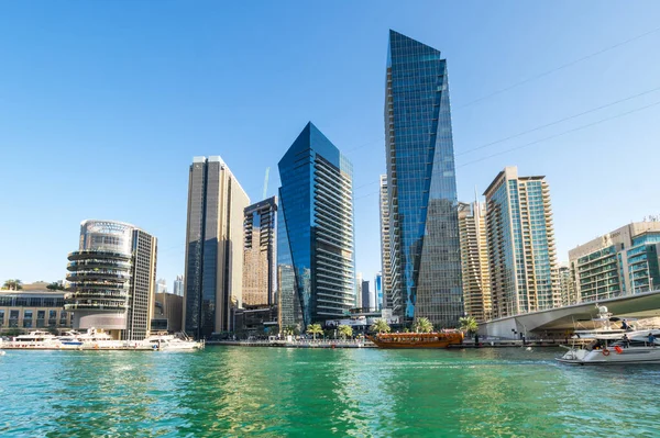 Dubai Vereinigte Arabische Emirate Dezember 2018 Blick Auf Wolkenkratzer Des — Stockfoto