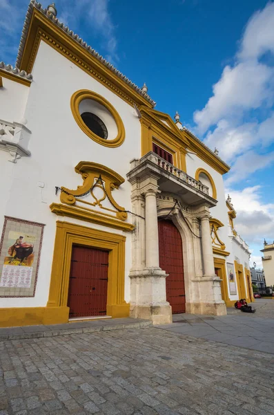 Seville España Abril 2019 Plaza Toros Real Maestranza Caballeria Sevilla —  Fotos de Stock