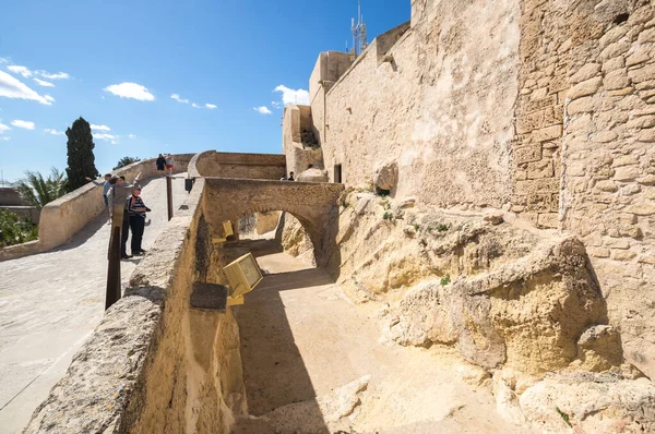 Santa Barbara Castle Fortification Center Alicante Spain — Stock Photo, Image