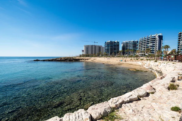 Coast Mediterranean Sea Torrevieja Spain — Stock Photo, Image