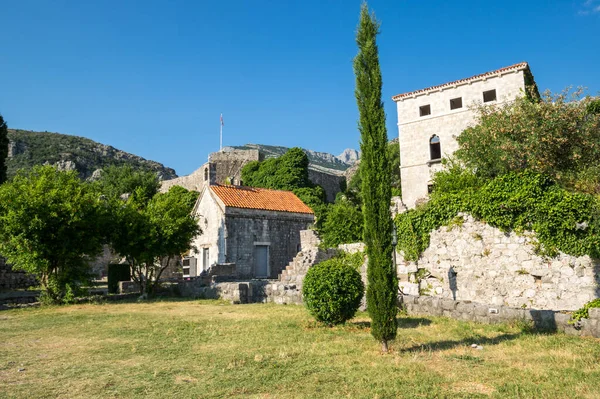 Vista Rua Stari Bar Cidade Velha Bar Montenegro — Fotografia de Stock