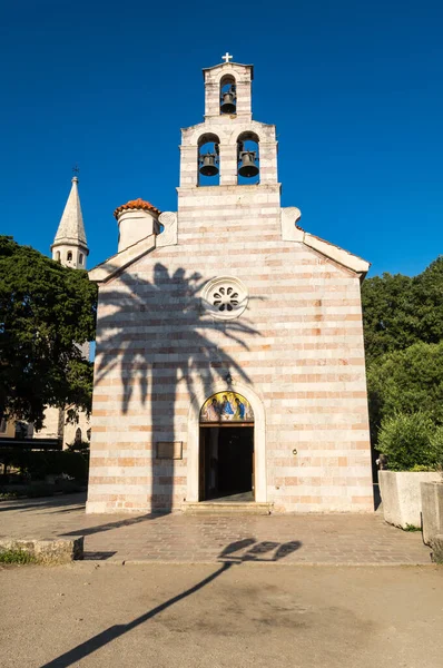 Holy Trinity Church Old Town Budva Montenegro — Stock Photo, Image