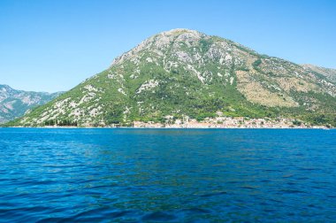 Kotor Körfezi ve Karadağ 'ın Panoraması