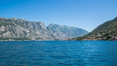 Kotor Körfezi ve Karadağ 'ın Panoraması