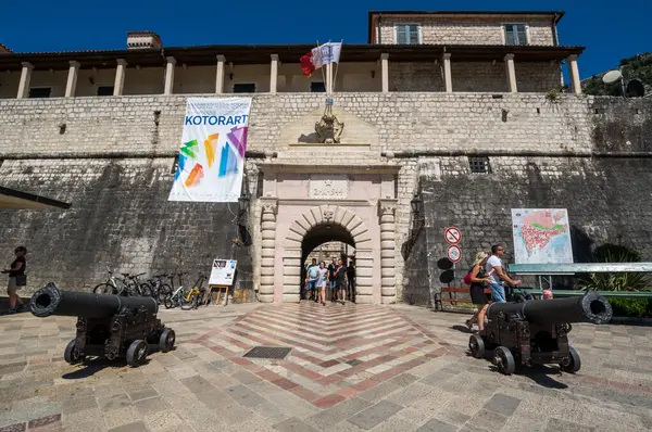 Kotor Montenegro Giugno 2019 Veduta Della Strada Nel Centro Storico — Foto Stock