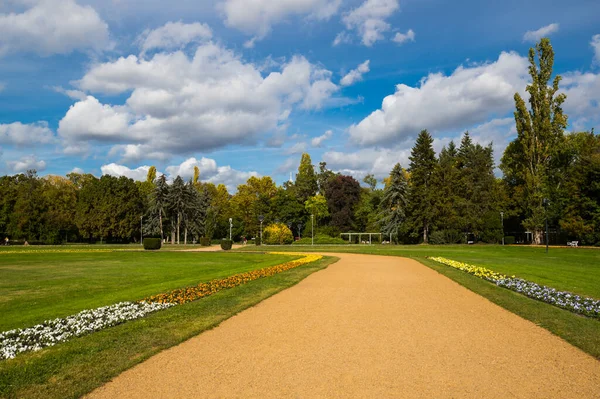 Vista Del Parque Ciudad Isla Margaret Budapest Hungría — Foto de Stock