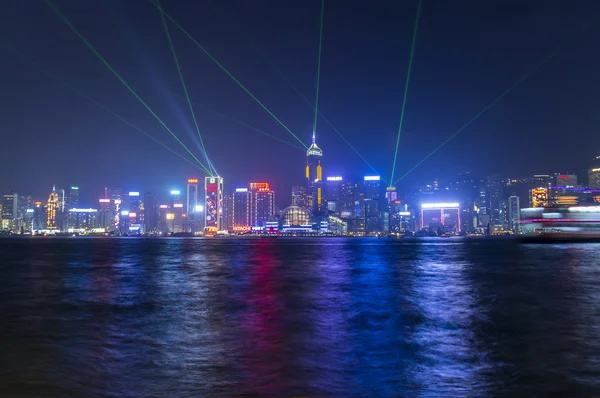 Victoria Harbor at Hong Kong — Stock Photo, Image