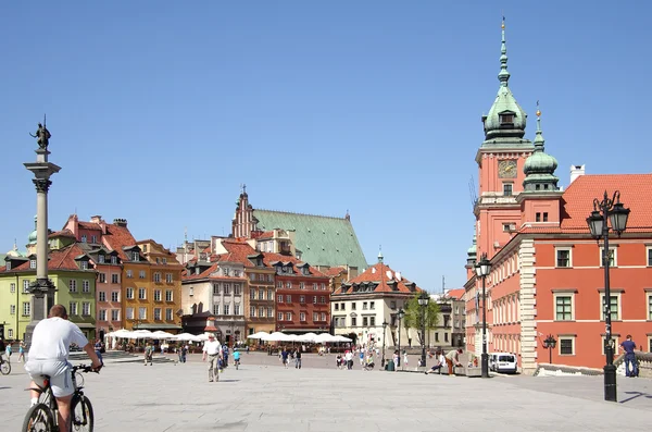 Old Town, the Royal Castle and Sigsmund's Column — Stock Photo, Image