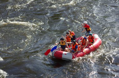 Whitewater rafting