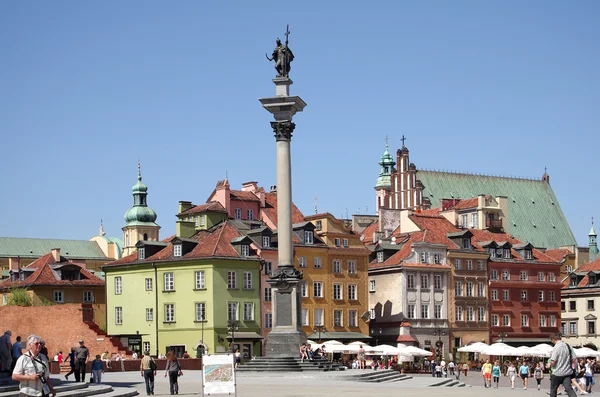 Old Town and Sigsmund's Column — Stock Photo, Image