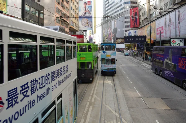 Trams à deux étages — Photo