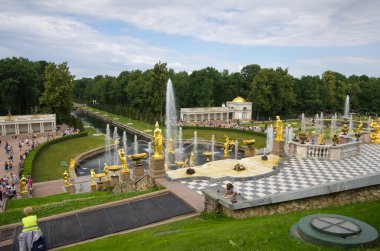 Fountains in Petehof clipart