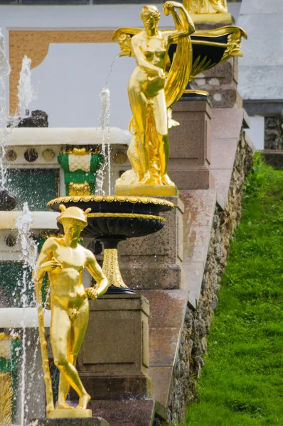 Fountains in Petehof — Stock Photo, Image
