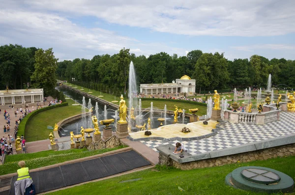 Fountains in Petehof — Stock Photo, Image