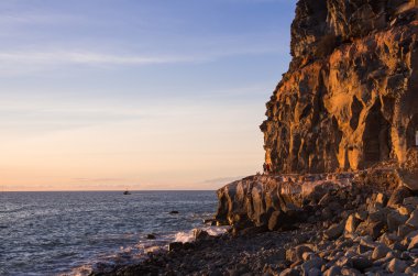 Atlantik Okyanusu kıyısında