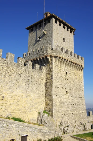 Guaita kasteel in san marino — Stockfoto