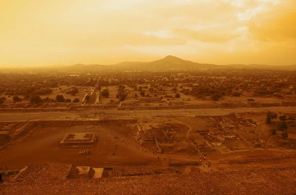 Teotihuacan piramides — Stockfoto