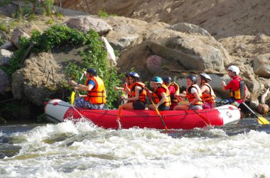 Whitewater rafting