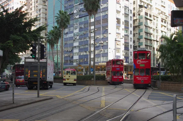 Trams à deux étages — Photo