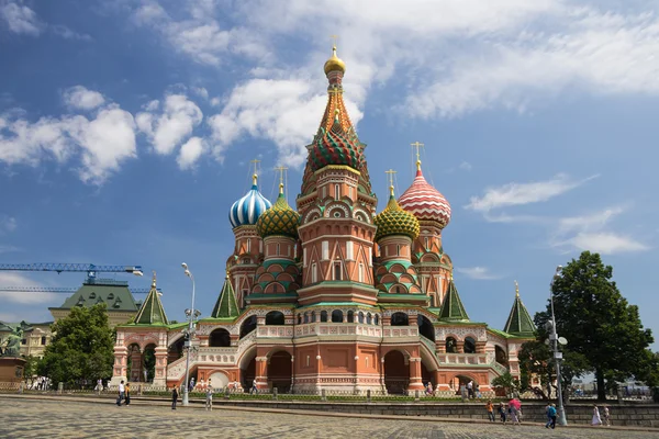 Saint Basils Cathedral at the Red Square — Stock Photo, Image