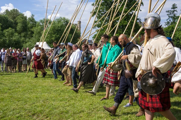 Het festival "Alexandrijnse rotonde" — Stockfoto