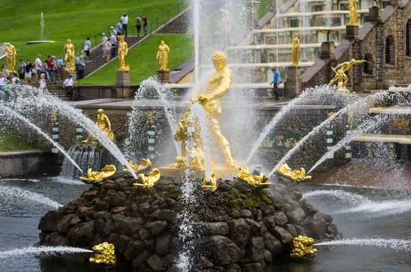 Fuente de Sansón de la Gran Cascada Imágenes de stock libres de derechos