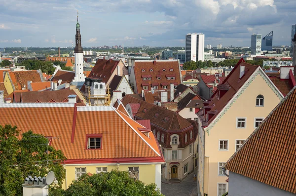 Panorama des alten tallinn — Stockfoto