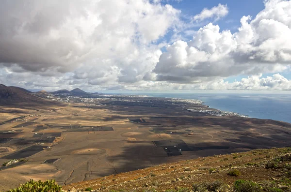 Панорама Лансароте — стоковое фото