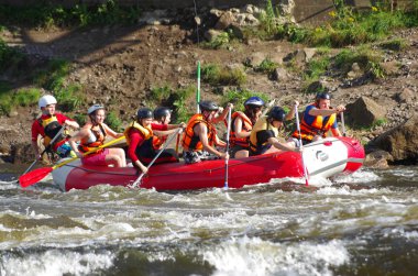 Whitewater rafting